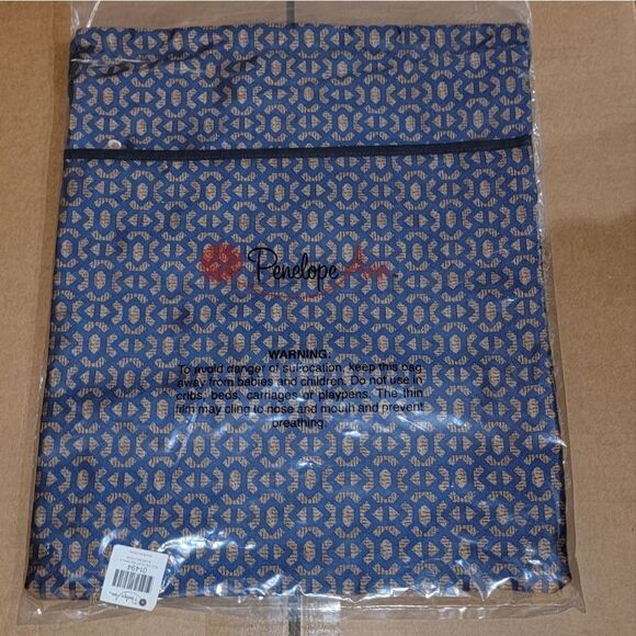 New Penelope Ann Pull Me Tight Backpack Cinch Bag Blues Brothers HTF - Picture 1 of 11